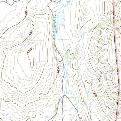 United States Geological Survey Leavitt Reservoir, WY (2021, 24000-Scale) digital map
