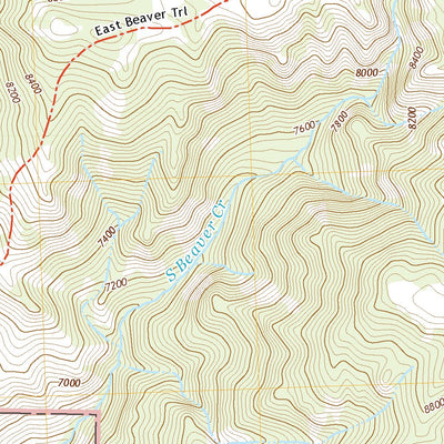 United States Geological Survey Leavitt Reservoir, WY (2021, 24000-Scale) digital map