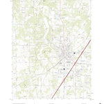 United States Geological Survey Lebanon, MO (2021, 24000-Scale) digital map