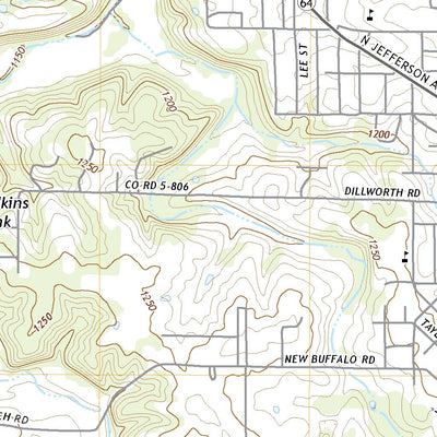 United States Geological Survey Lebanon, MO (2021, 24000-Scale) digital map