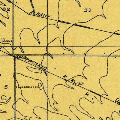 United States Geological Survey Lebanon, OR (1911, 31680-Scale) digital map