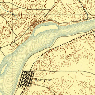 United States Geological Survey Leclaire, IA-IL (1892, 62500-Scale) digital map