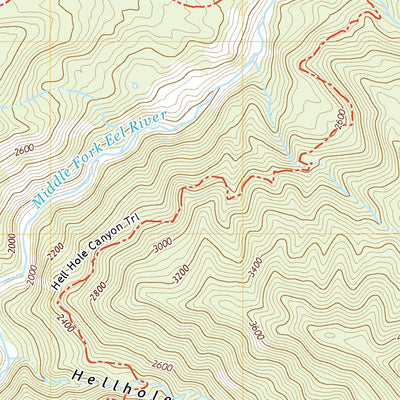 United States Geological Survey Leech Lake Mountain, CA (2021, 24000-Scale) digital map