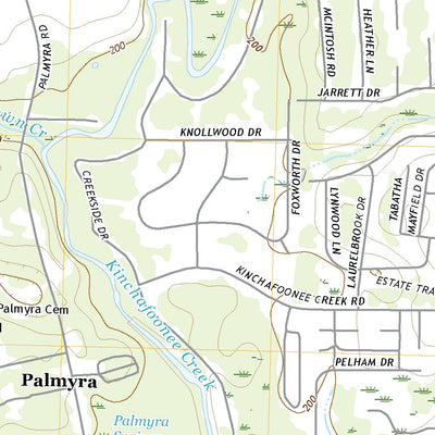 United States Geological Survey Leesburg, GA (2020, 24000-Scale) digital map