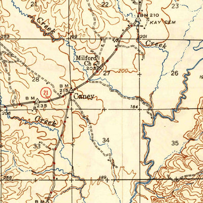 United States Geological Survey Leesville, LA (1946, 62500-Scale) digital map
