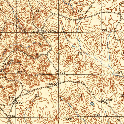 United States Geological Survey Leesville, LA (1946, 62500-Scale) digital map
