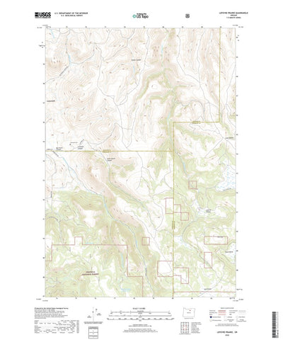 United States Geological Survey Lefevre Prairie, OR (2020, 24000-Scale) digital map