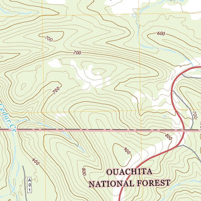 United States Geological Survey Leflore, OK (2022, 24000-Scale) digital map