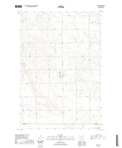 United States Geological Survey Lefor, ND (2020, 24000-Scale) digital map