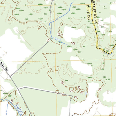 United States Geological Survey Leggetts Crossroads, NC (2022, 24000-Scale) digital map