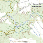United States Geological Survey Leggetts Crossroads, NC (2022, 24000-Scale) digital map