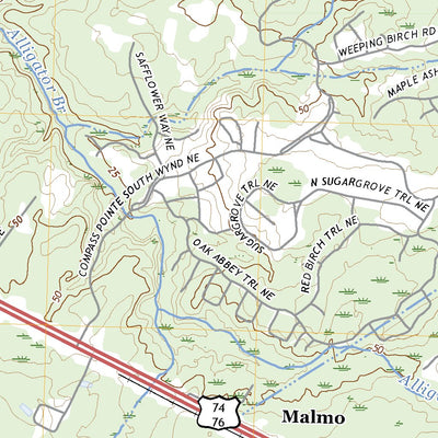 United States Geological Survey Leland, NC (2022, 24000-Scale) digital map