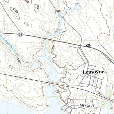 United States Geological Survey Lemoyne, NE (2021, 24000-Scale) digital map
