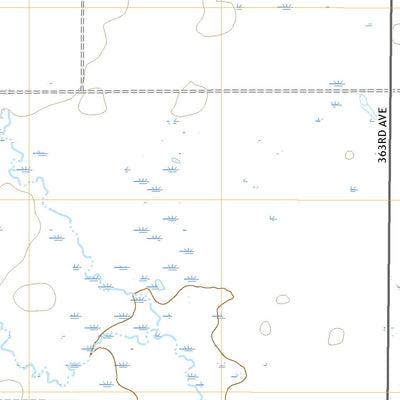United States Geological Survey Leola SW, SD (2021, 24000-Scale) digital map