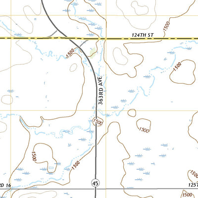 United States Geological Survey Leola SW, SD (2021, 24000-Scale) digital map