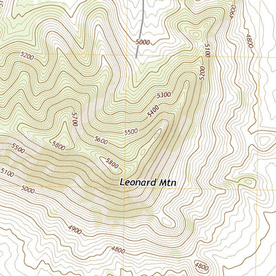 United States Geological Survey Leonard Mountain, TX (2022, 24000-Scale) digital map