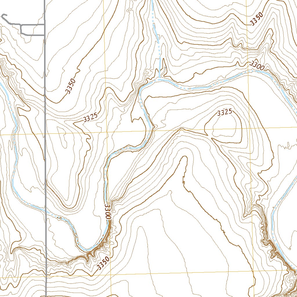 Nw Map Scale Leoti NW, KS (2022, 24000-Scale) Map by United States Geological Survey ...