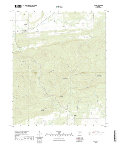 United States Geological Survey Lequire, OK (2022, 24000-Scale) digital map
