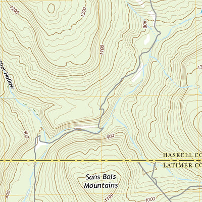 United States Geological Survey Lequire, OK (2022, 24000-Scale) digital map