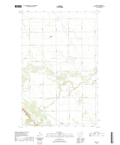 United States Geological Survey Leroy, ND (2020, 24000-Scale) digital map