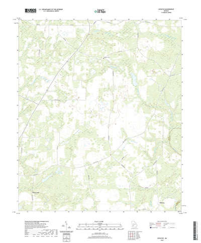 United States Geological Survey Leslie SE, GA (2020, 24000-Scale) digital map