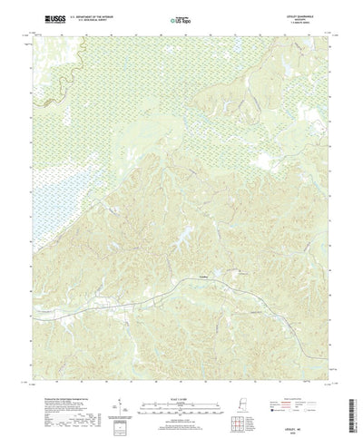 United States Geological Survey Lessley, MS (2020, 24000-Scale) digital map