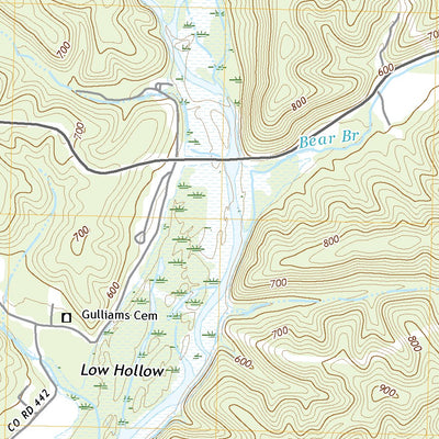 United States Geological Survey Lesterville SE, MO (2021, 24000-Scale) digital map