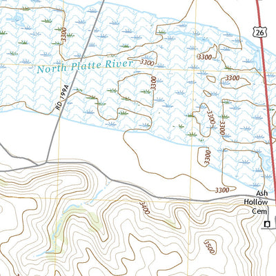 United States Geological Survey Lewellen, NE (2021, 24000-Scale) digital map
