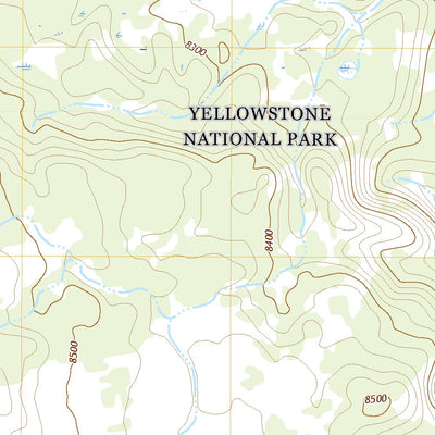 United States Geological Survey Lewis Falls, WY (2021, 24000-Scale) digital map