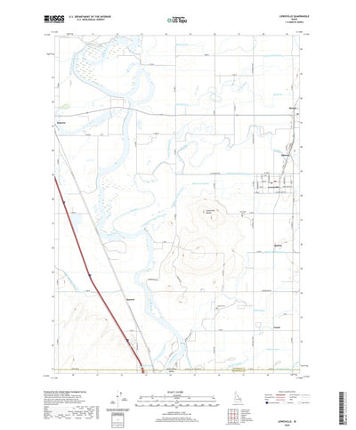 United States Geological Survey Lewisville, ID (2020, 24000-Scale) digital map