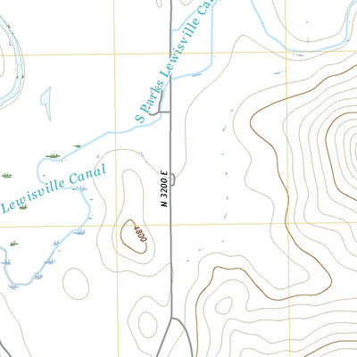 United States Geological Survey Lewisville, ID (2020, 24000-Scale) digital map