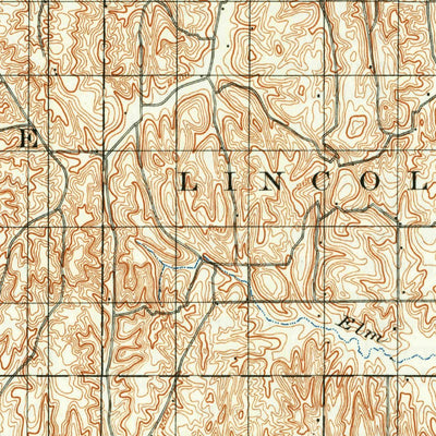 United States Geological Survey Lexington, NE (1899, 125000-Scale) digital map