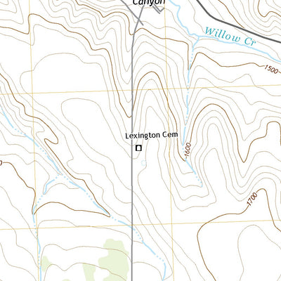 United States Geological Survey Lexington, OR (2020, 24000-Scale) digital map
