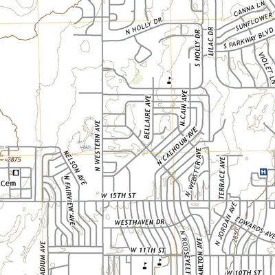 United States Geological Survey Liberal, KS (2022, 24000-Scale) digital map