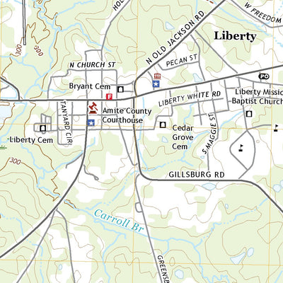 United States Geological Survey Liberty, MS (2020, 24000-Scale) digital map