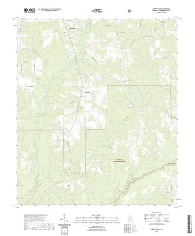 United States Geological Survey Libertyville, AL (2021, 24000-Scale) digital map