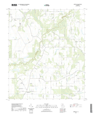 United States Geological Survey Liddieville, LA (2020, 24000-Scale) digital map
