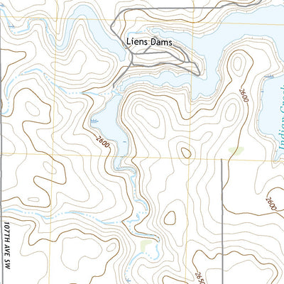 United States Geological Survey Liens Dams, ND (2020, 24000-Scale) digital map