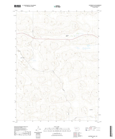 United States Geological Survey Lightning Valley, NE (2021, 24000-Scale) digital map