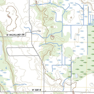 United States Geological Survey Ligonier, IN (2022, 24000-Scale) digital map