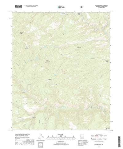 United States Geological Survey Lilley Mountain, NM (2020, 24000-Scale) digital map
