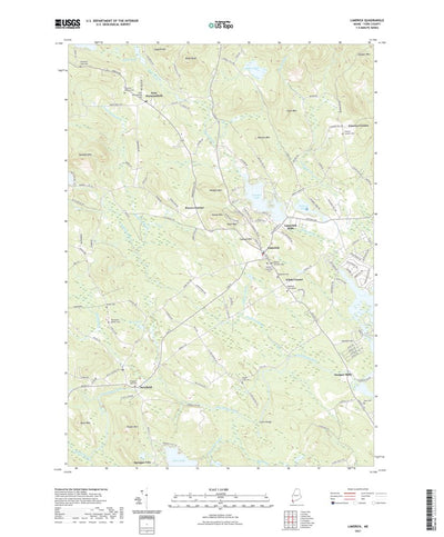United States Geological Survey Limerick, ME (2021, 24000-Scale) digital map