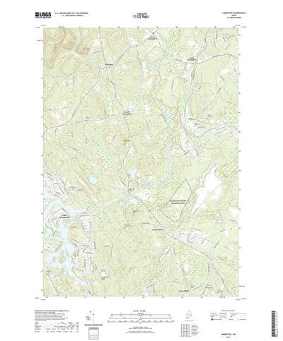 United States Geological Survey Limington, ME (2021, 24000-Scale) digital map