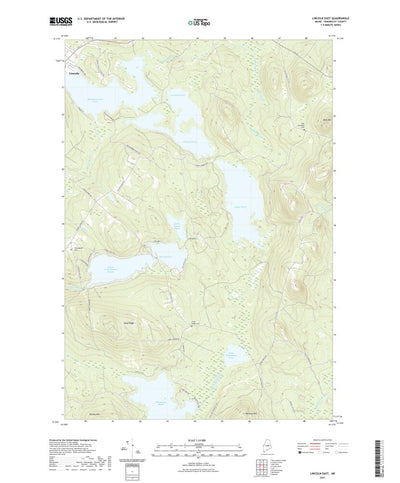 United States Geological Survey Lincoln East, ME (2021, 24000-Scale) digital map