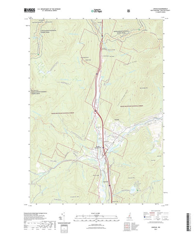 United States Geological Survey Lincoln, NH (2021, 24000-Scale) digital map