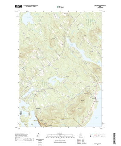 United States Geological Survey Lincolnville, ME (2021, 24000-Scale) digital map