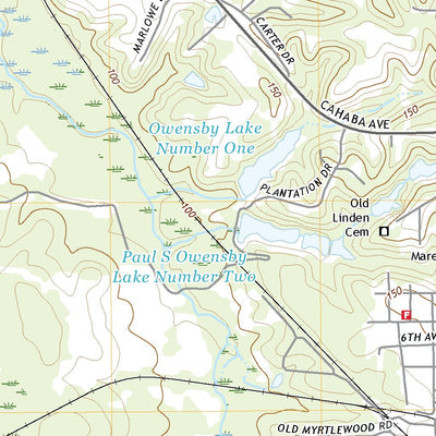 United States Geological Survey Linden, AL (2020, 24000-Scale) digital map