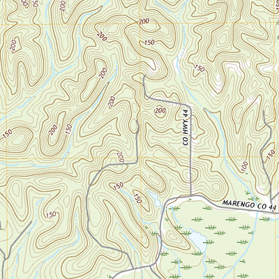 United States Geological Survey Linden, AL (2020, 24000-Scale) digital map