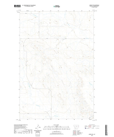 United States Geological Survey Lindsay SW, MT (2020, 24000-Scale) digital map