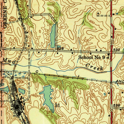 United States Geological Survey Linton, IN (1940, 24000-Scale) digital map